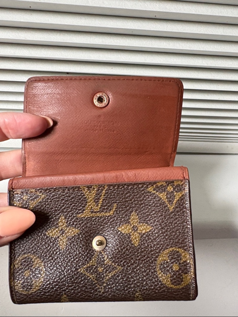 Louis Vuitton Monogram Canvas Compact Wallet Card Holder Coin Case - Picture 5 of 10
